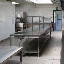 Professionele keuken van Domein Margaille